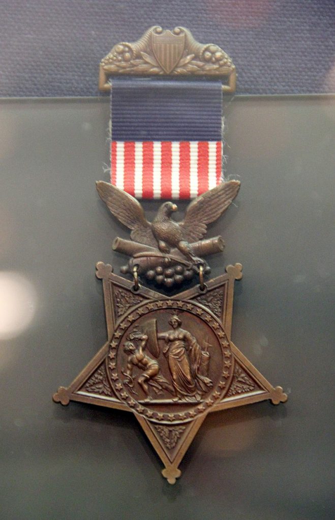 Medal of Honor awarded posthumously in 1866 to John Scott.